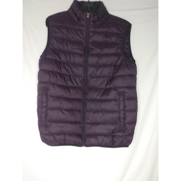 Purple Puffer‎ Vest Womens Small Lightweight Packable Hiking Warm Pockets. - Picture 2 of 13